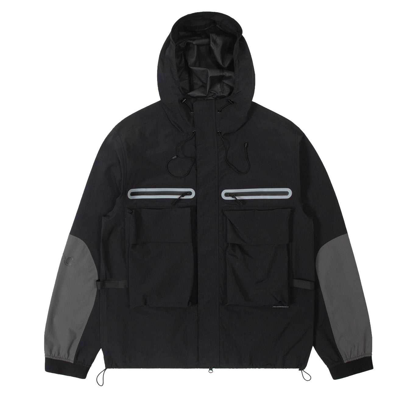 Purple Mountain Observatory Climate Hooded Jacket Black - Parasol Store