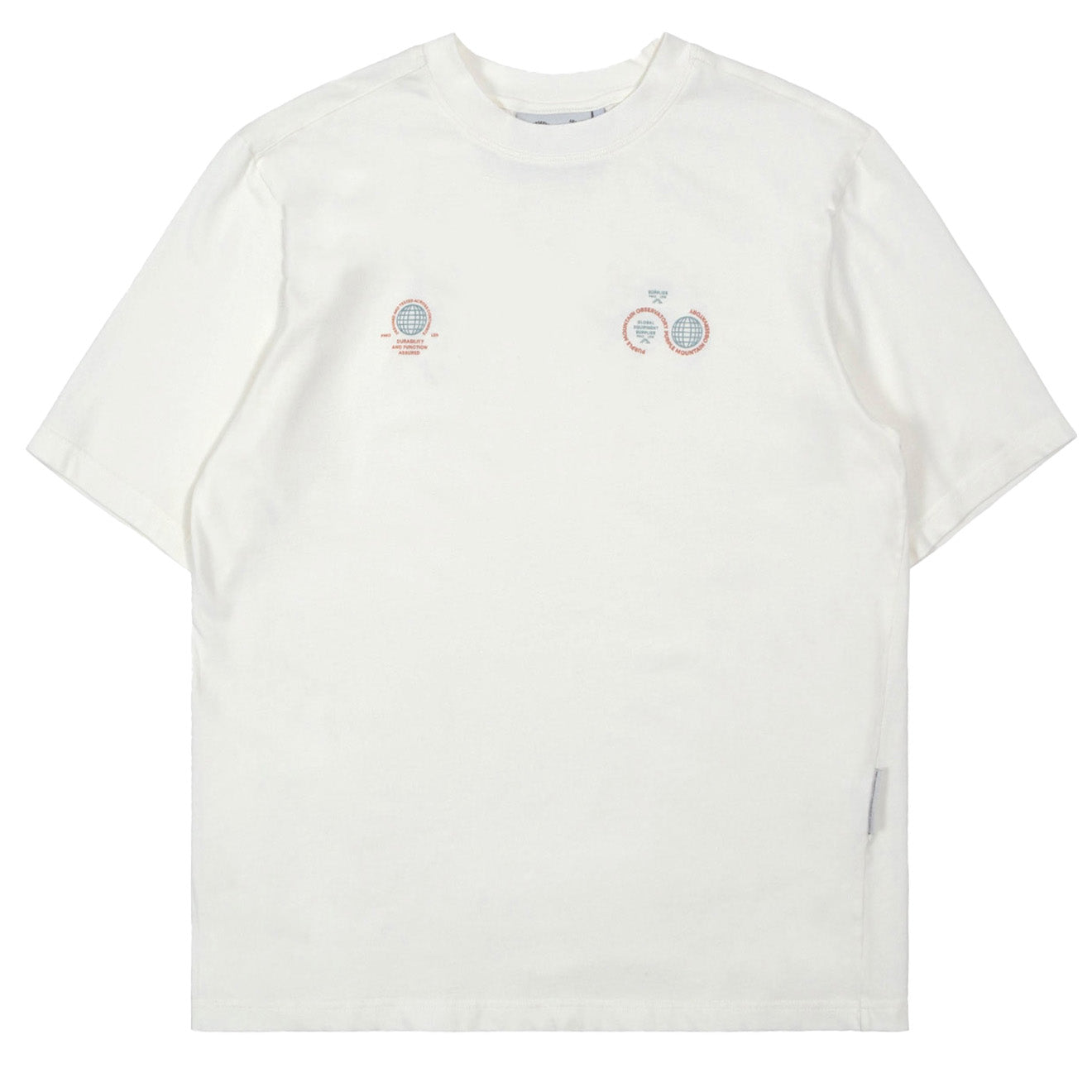 Purple Mountain Observatory Globe Tee White - Parasol Store