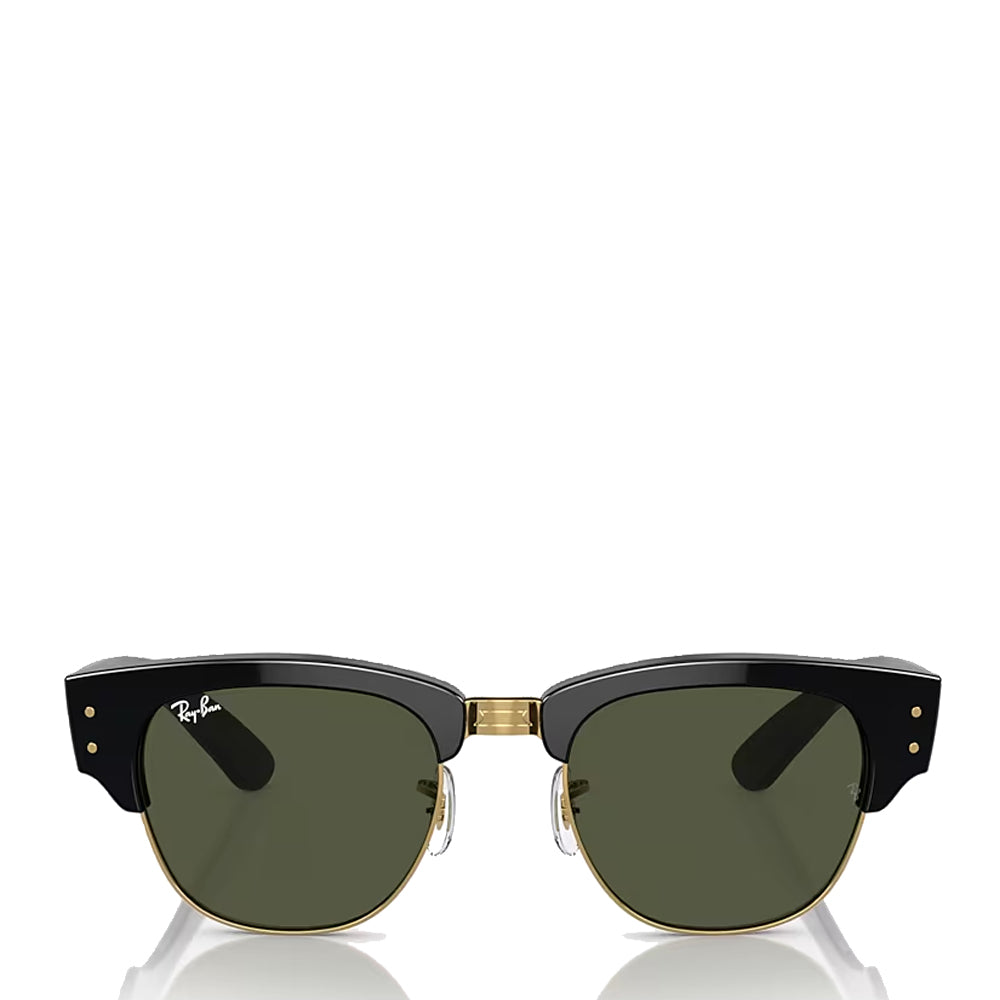 Ray-Ban 0RB0316S 901/31 53 Mega Clubmaster Black on Gold Sunglasses - Parasol Store