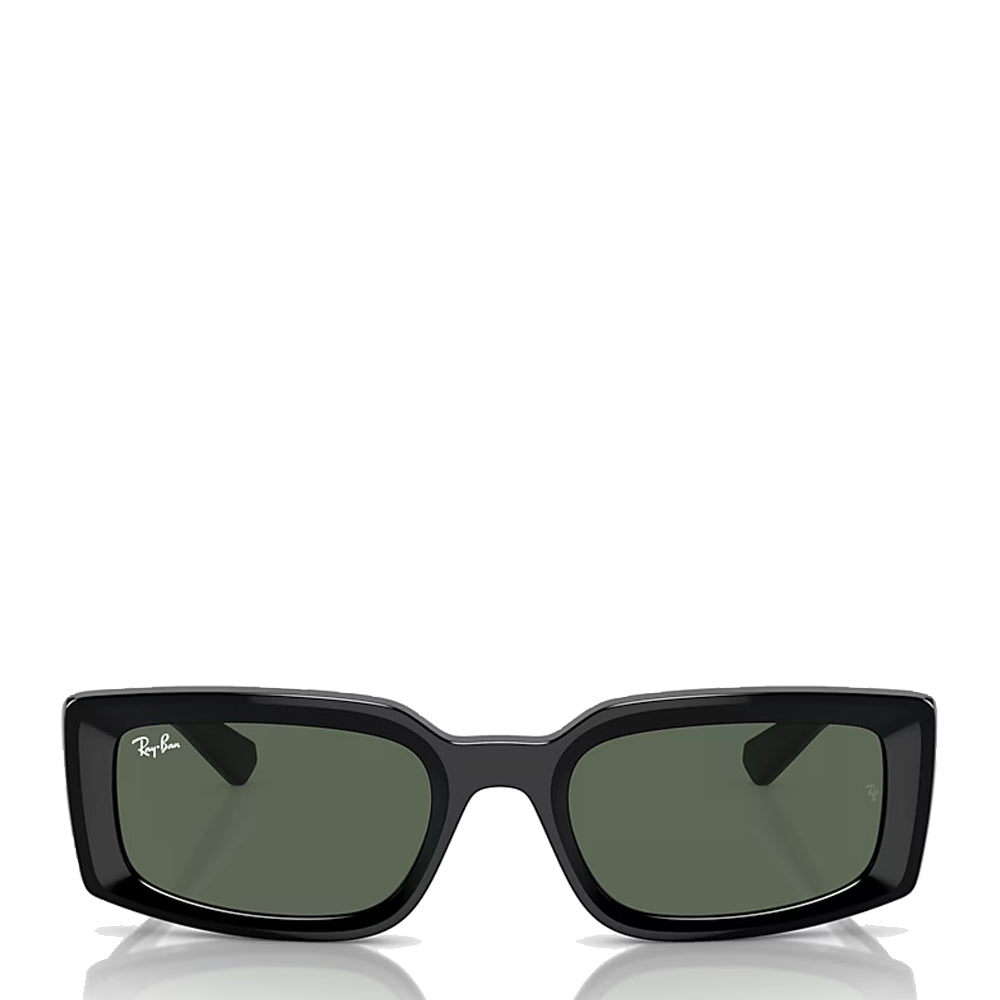 Ray-Ban RB4395 667771 54 Kiliane Sunglasses - Black / Dark Green Lens - Parasol Store