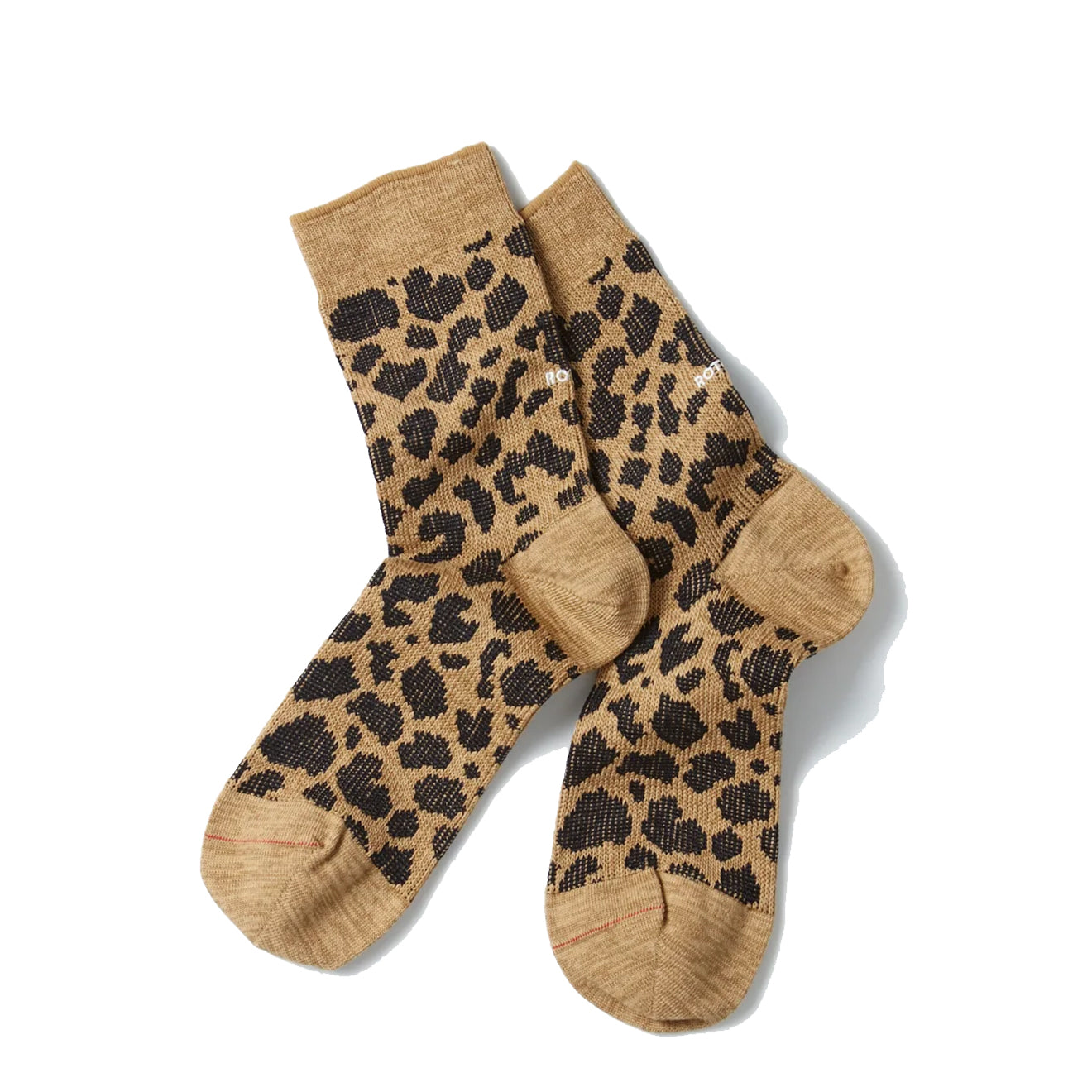 Rototo Leopard Sock Beige - Parasol Store