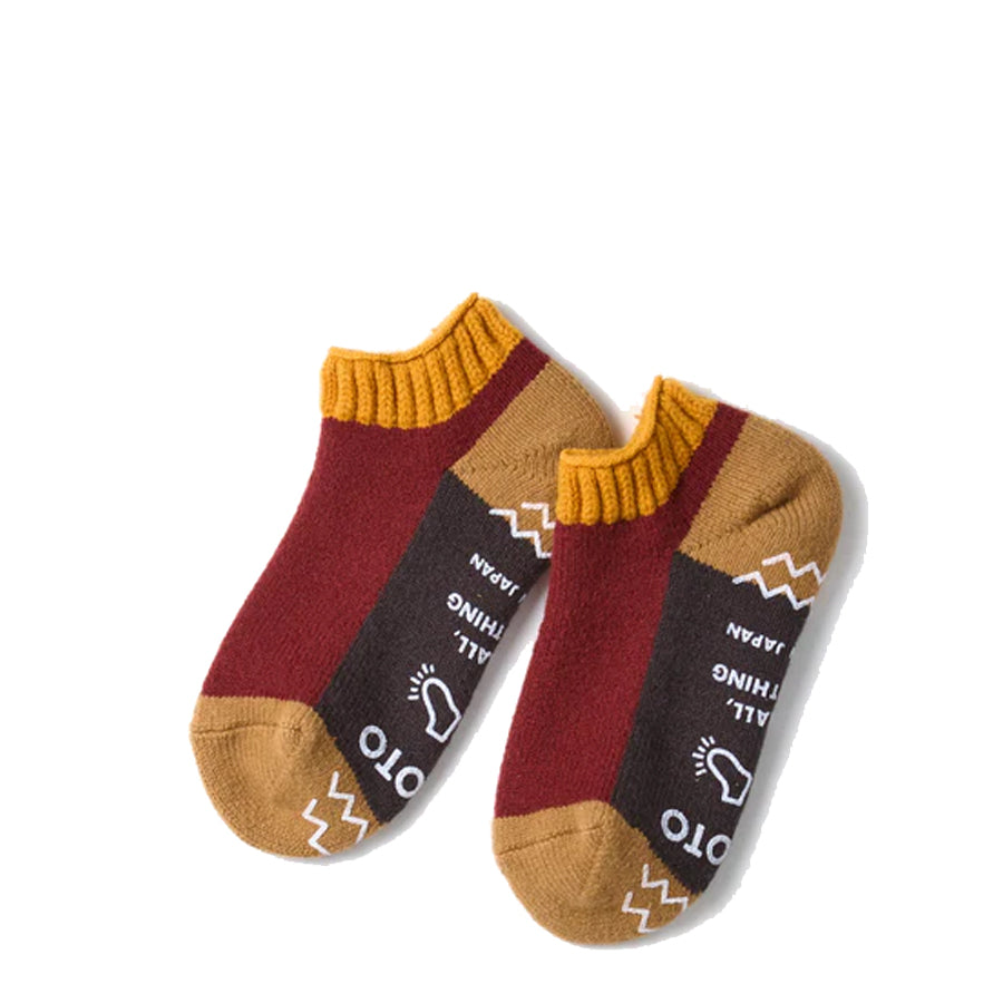 Rototo Pile Sockslipper Gold / Maroon - Parasol Store