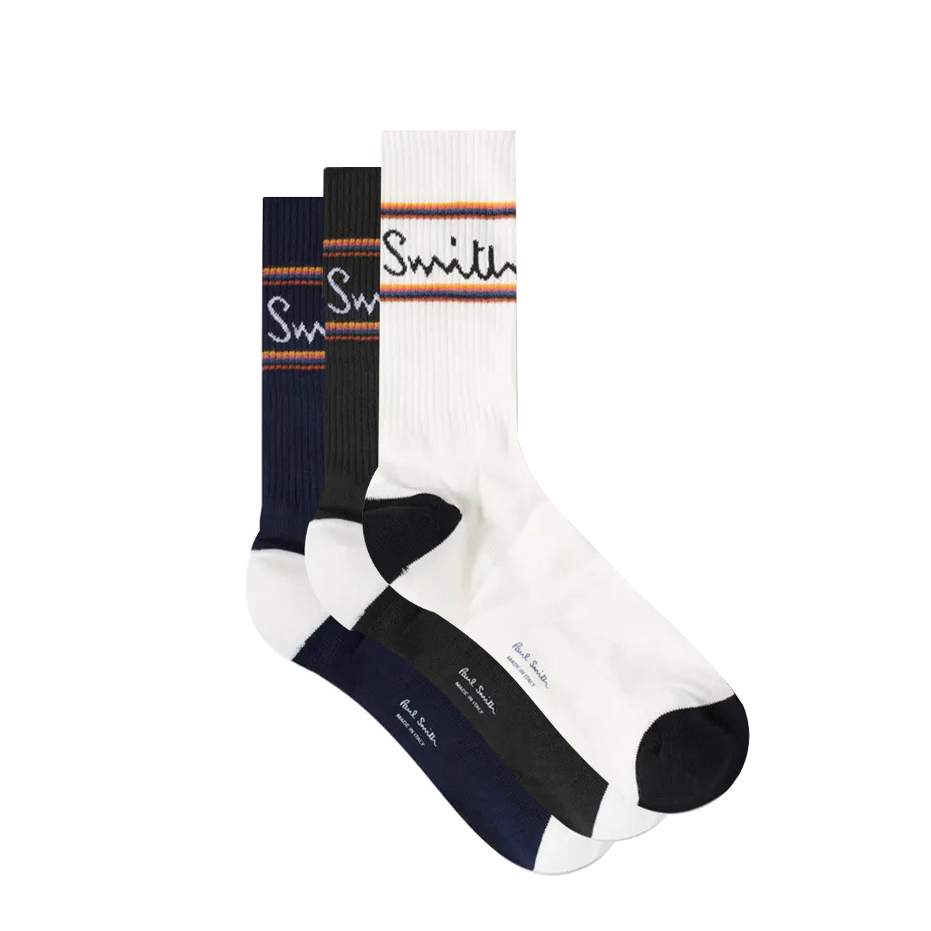 Paul Smith Sock 3 Pack Mainline Sport Black / White / Navy Paul Smith