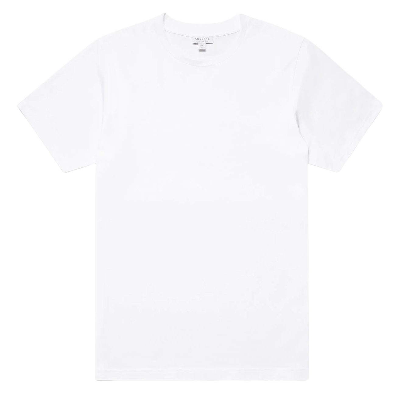 Sunspel Riviera Midweight T-Shirt White - Parasol Store