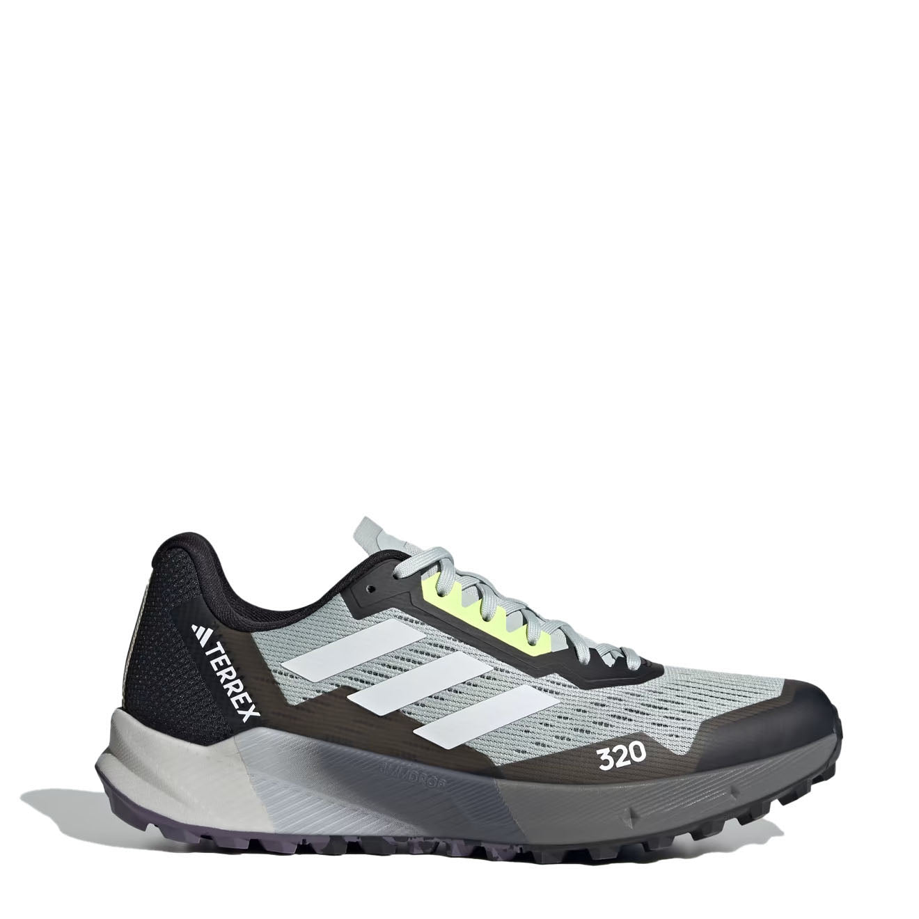 Adidas Terrex Agravic Flow 2.0 Trail Running Shoes Wonder Silver / Crystal White / Lucid Lemon Adidas Terrex