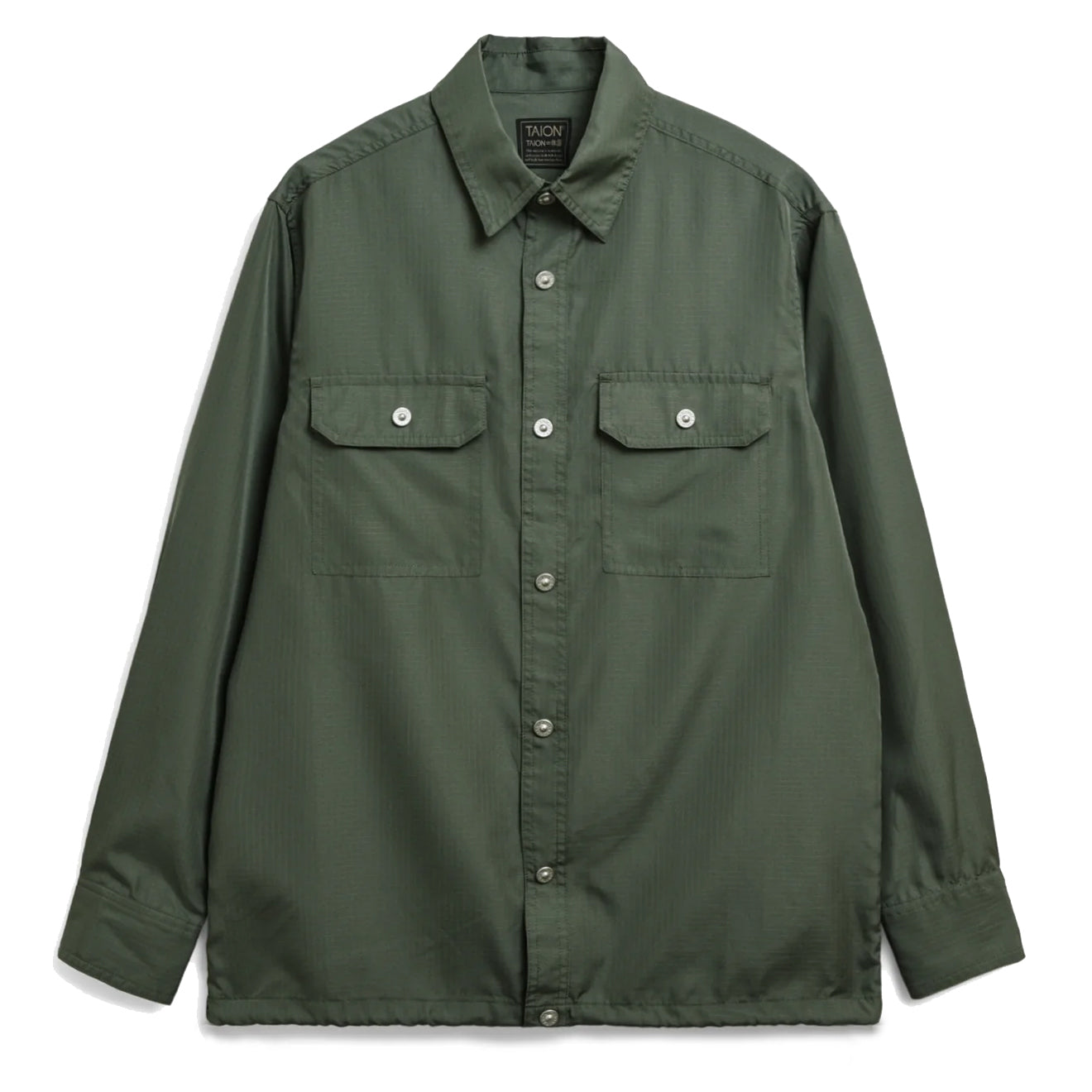 Taion Military Long Sleeve Shirt Olive - Parasol Store