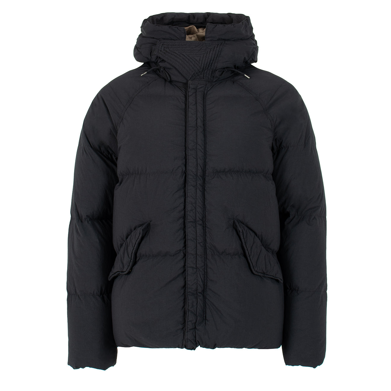 Ten C Hooded Quilt Articdown Parka Black - Parasol Store