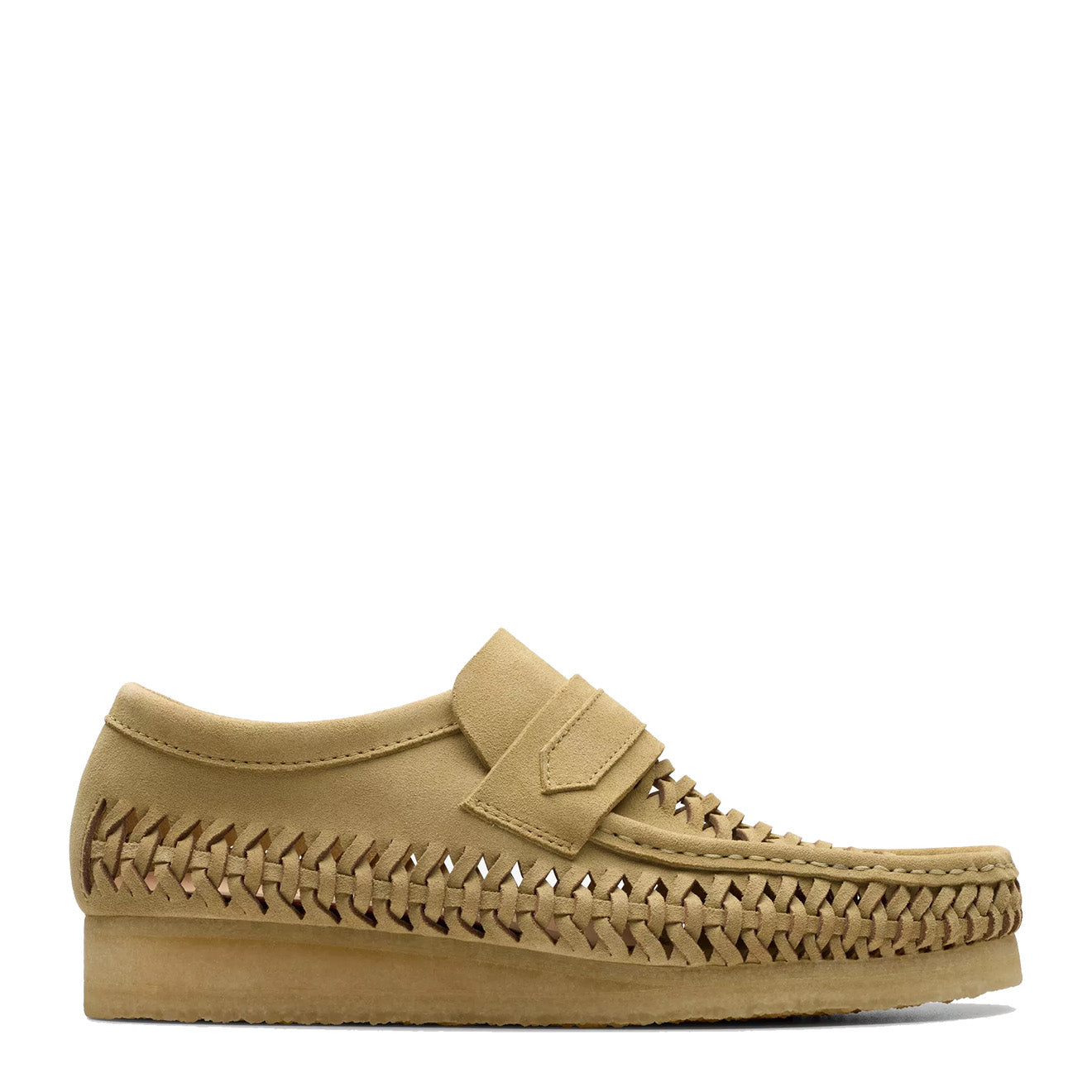 Clarks Originals WB Loafer Weave Maple Suede - Parasol Store