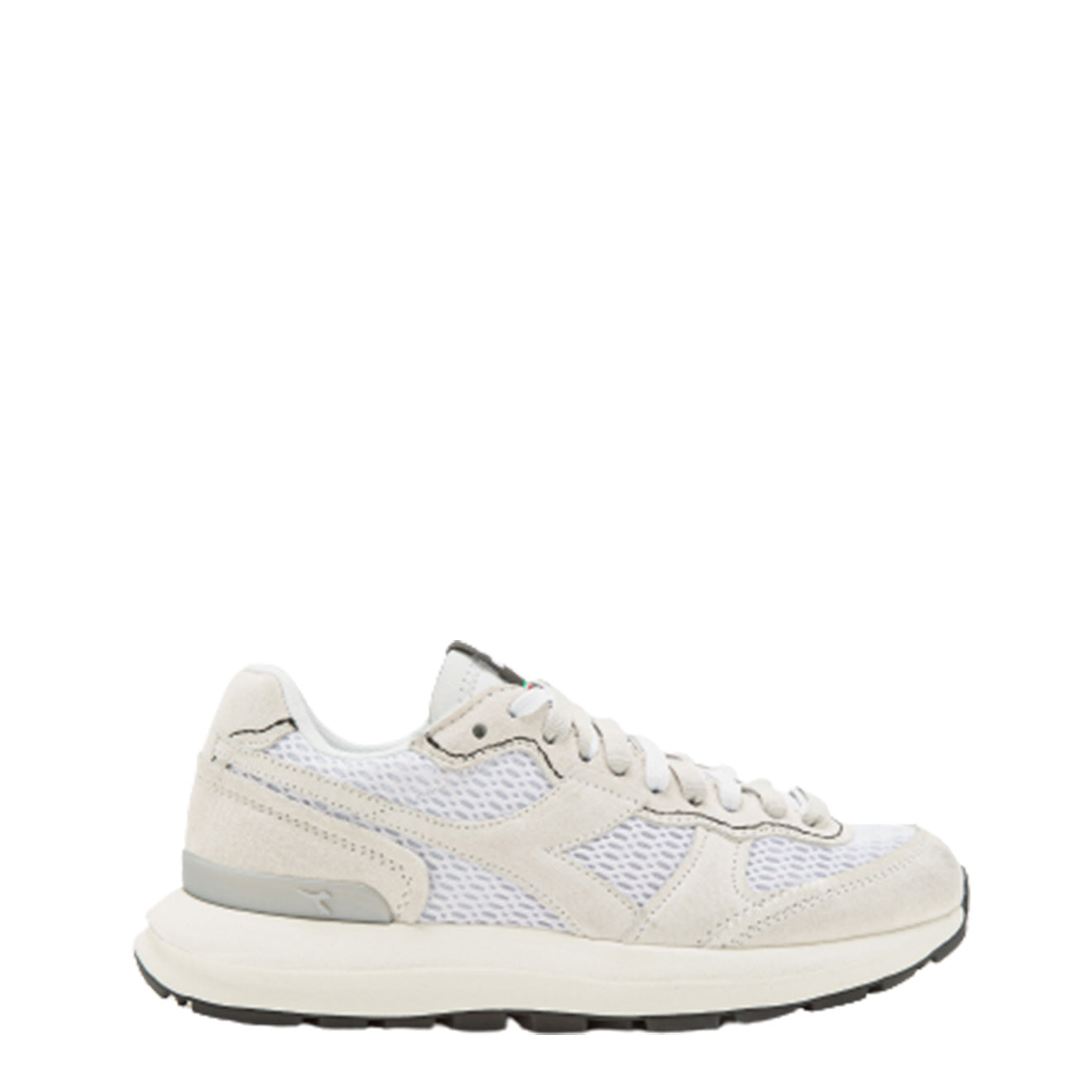 Diadora Women Kmaro 42 Suede Mesh Wax Trainers White / White / White Diadora