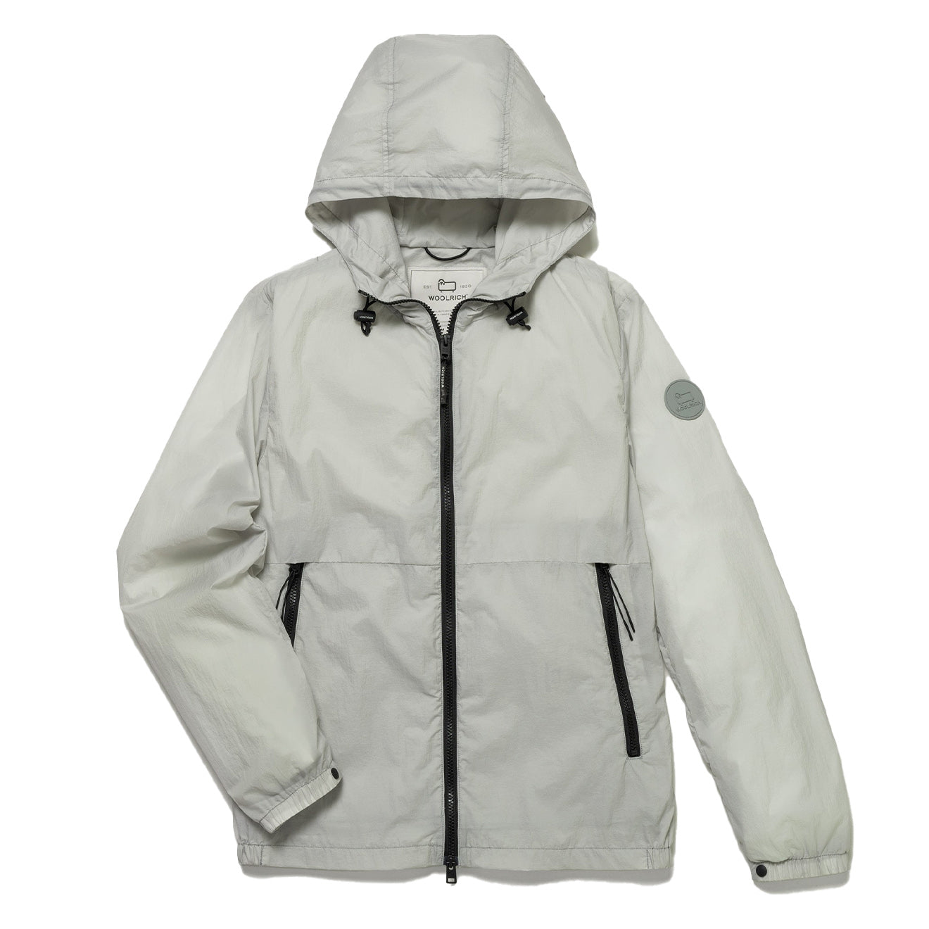 Woolrich Pack It Windbreaker Jacket Lunar Rock Woolrich