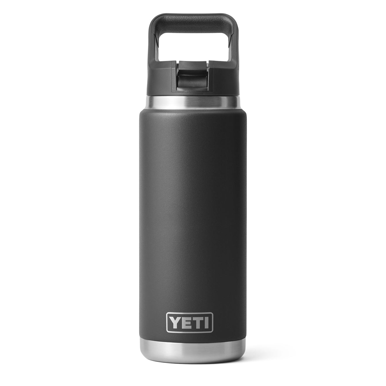 YETI Rambler 26oz Bottle with Straw Cap Black - Parasol Store