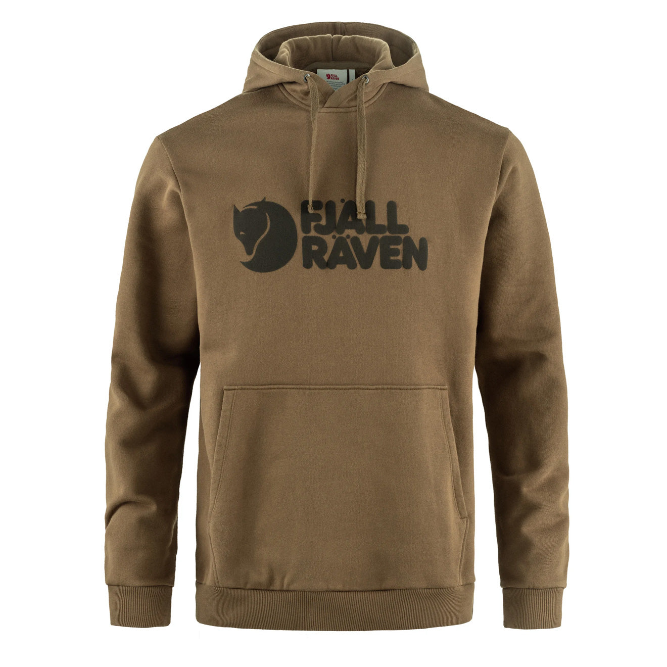 Fjallraven Logo Hoodie Wood Brown - Parasol Store