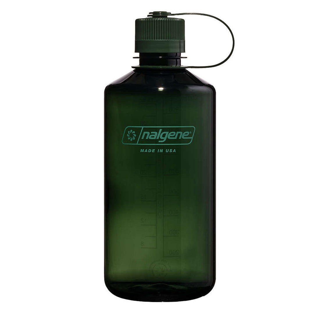 Nalgene Narrow Mouth 1L Tritan Sustain Bottle Monochrome Jade - Parasol Store