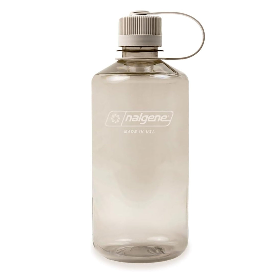 Nalgene Narrow Mouth 1L Tritan Sustain Bottle Monochrome Cotton  - ONE SIZE - Parasol Store