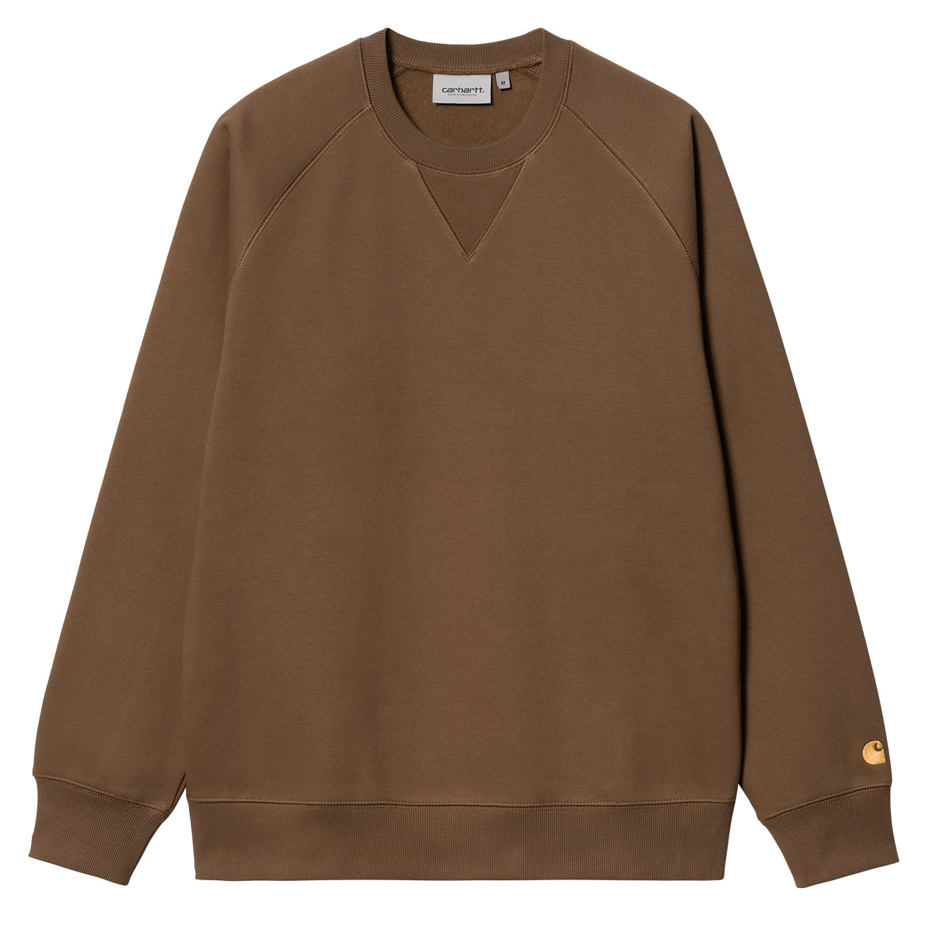 Carhartt WIP Chase Sweat Chocolate / Gold - Parasol Store