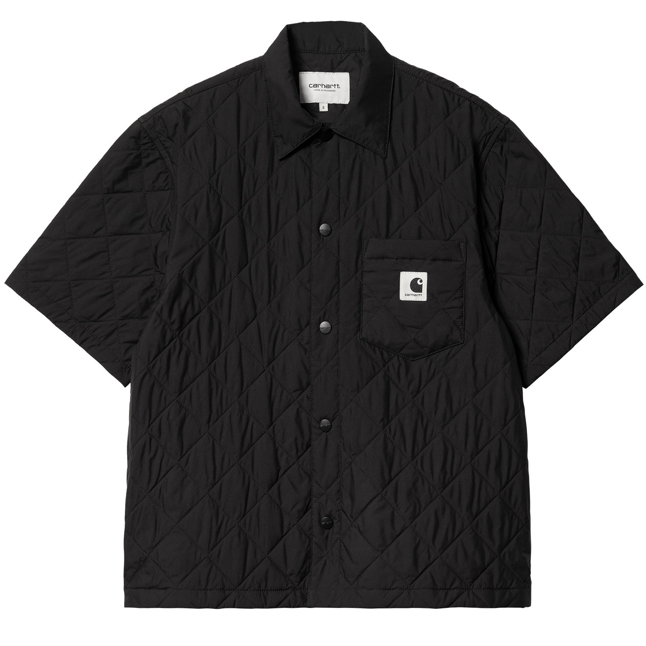 Carhartt WIP Womens Laurens Shirt Jac Black - Parasol Store