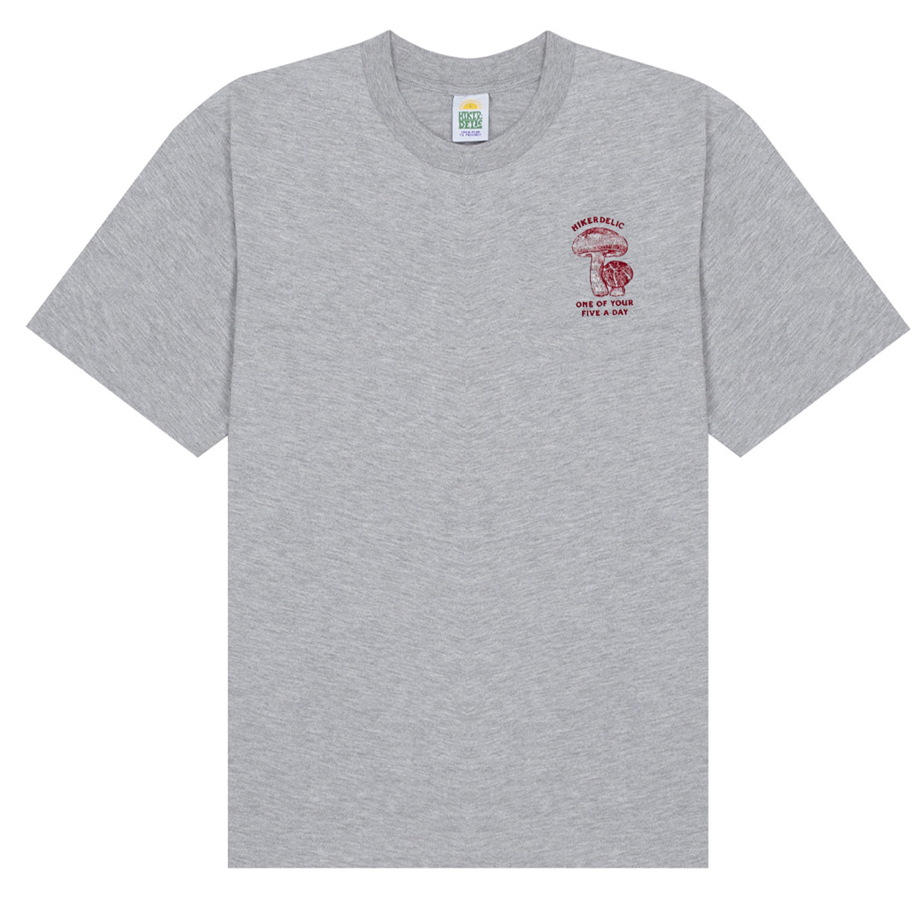 Hikerdelic 5 a Day SS T-Shirt Grey Marl Hikerdelic