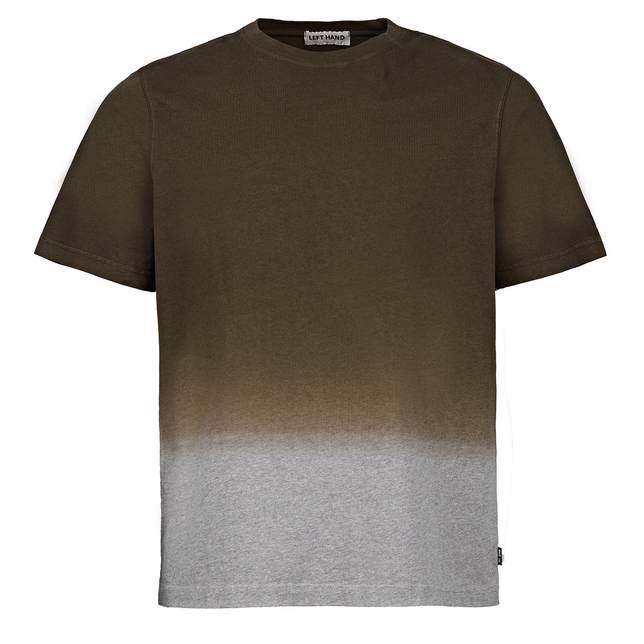 Left Hand Dip-Dye Tee Olive Left Hand