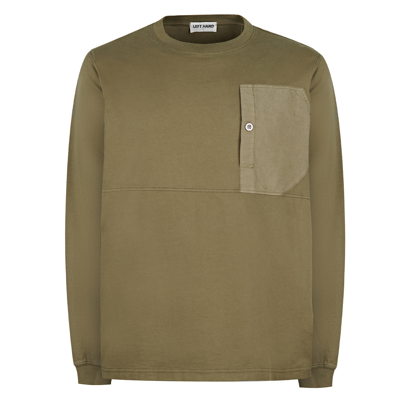 Left Hand L/S Pocket Tee Olive Left Hand