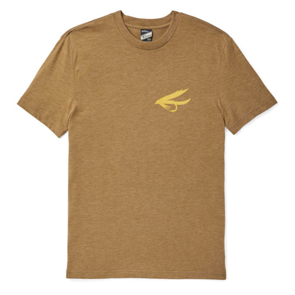 Filson Buckshot Fly Fish T-Shirt Olive / Drab Heather Filson