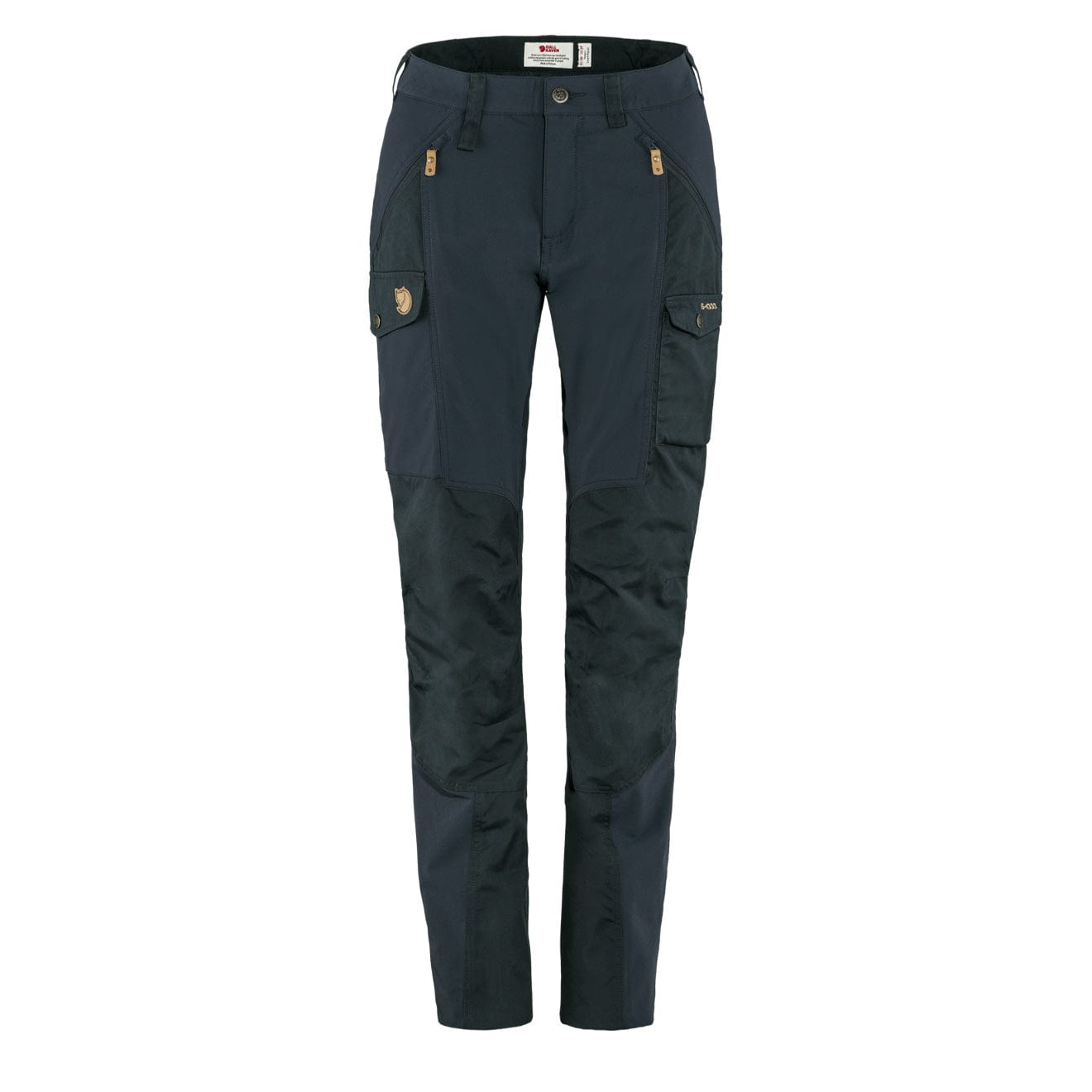 Fjallraven Womens Nikka Trousers Curved Dark Navy Fjallraven