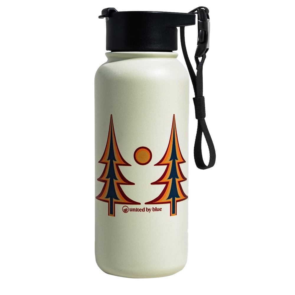 United by Blue 32oz Insulated Steel Bottle Trippy Trees United by Blue