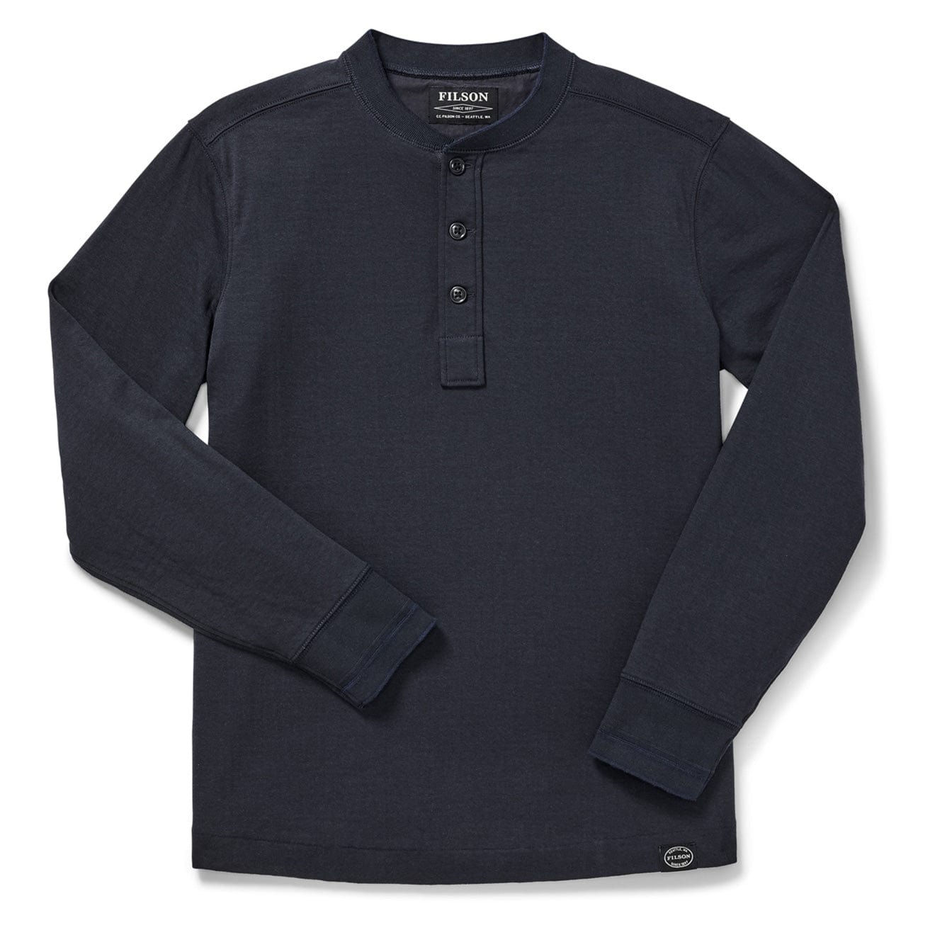 Filson Double Layer Henley Dark Navy | Parasol Store