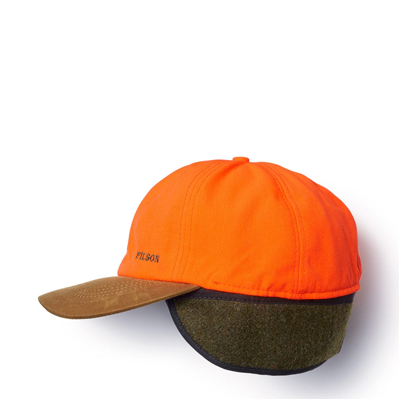 Filson Insulated Blaze / Tin Cloth Cap Desert Tan / Blaze Orange Filson