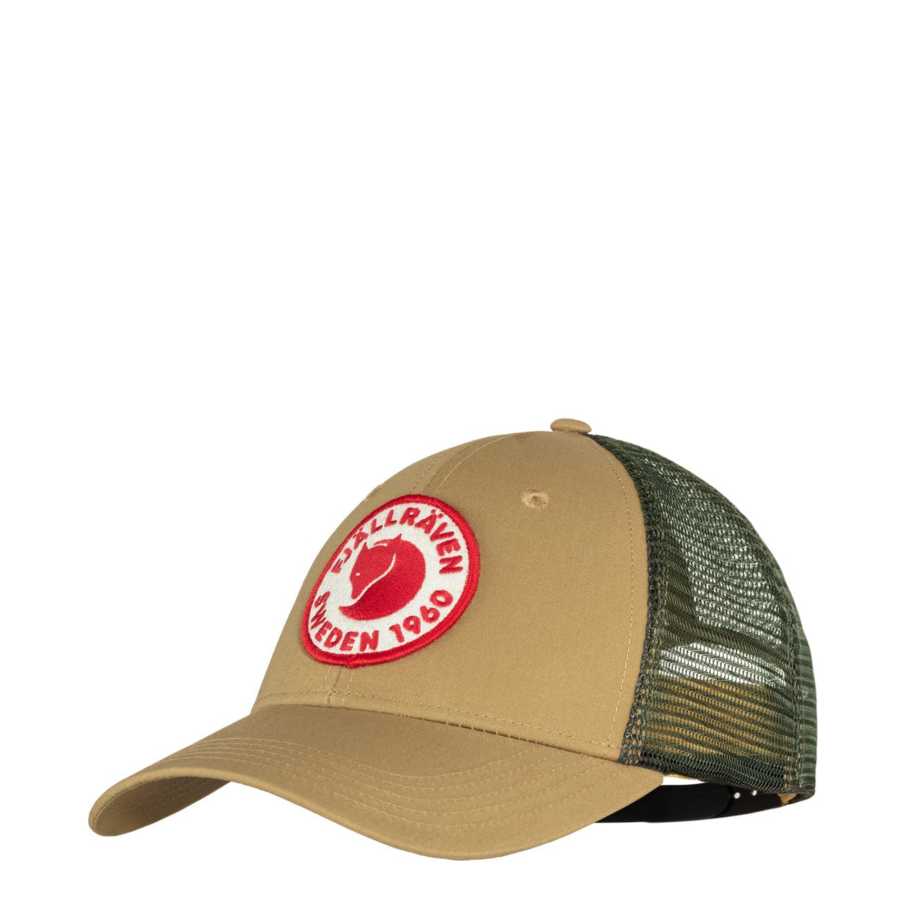 Fjallraven 1960 Logo Langtradarkeps Cap Buckwheat Brown Fjallraven