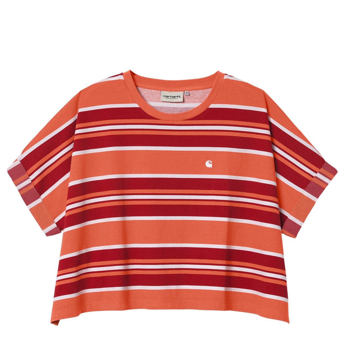 Carhartt WIP Womens S/S Corfield T-Shirt Corfield Stripe / Elba Carhartt WIP