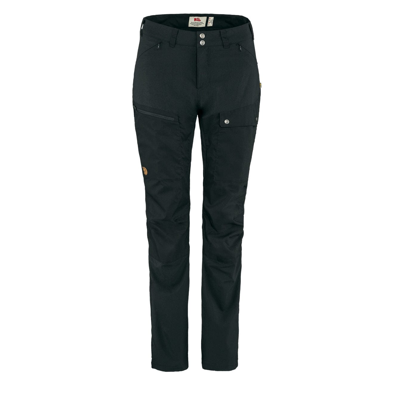 Fjallraven Womens Abisko Midsummer Trousers Short Leg Black Fjallraven