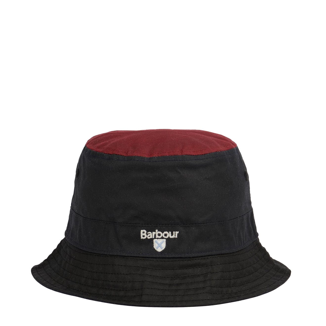 Barbour Alderton Sports Hat Navy / Black / Biking Red Barbour