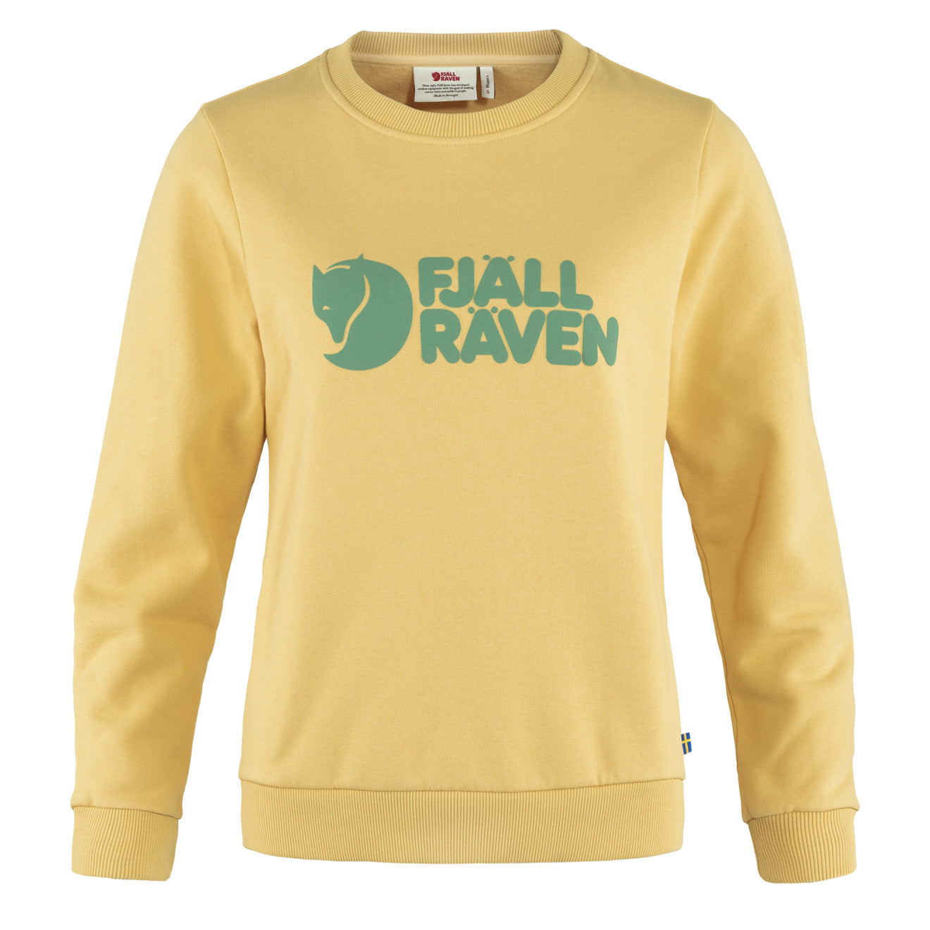 Fjallraven Womens Logo Sweater Mais Yellow Fjallraven