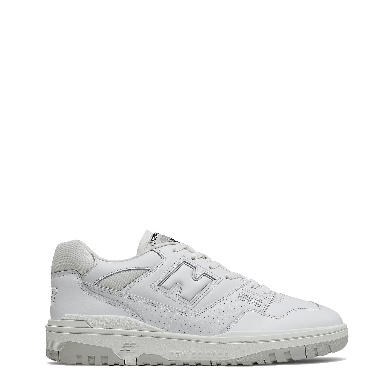 New Balance Womens 550 Trainers White / White - Parasol Store