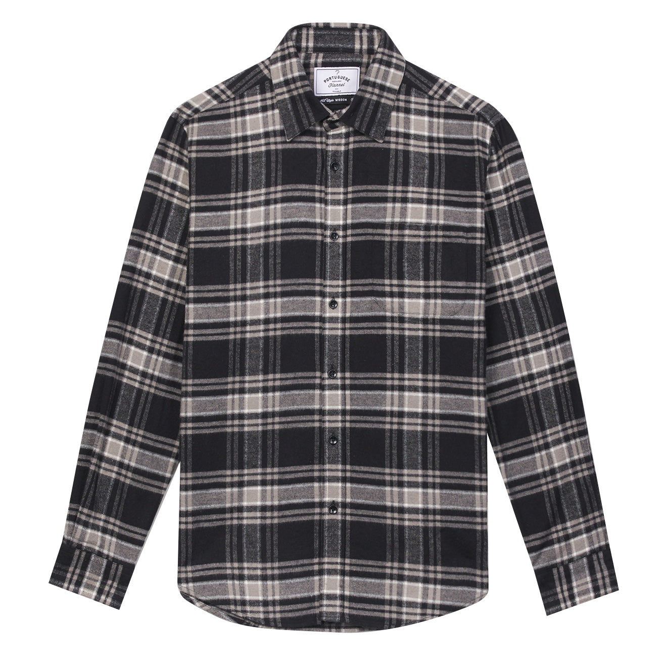 Portuguese Flannel BB Check Shirt Navy / Grey Portuguese Flannel