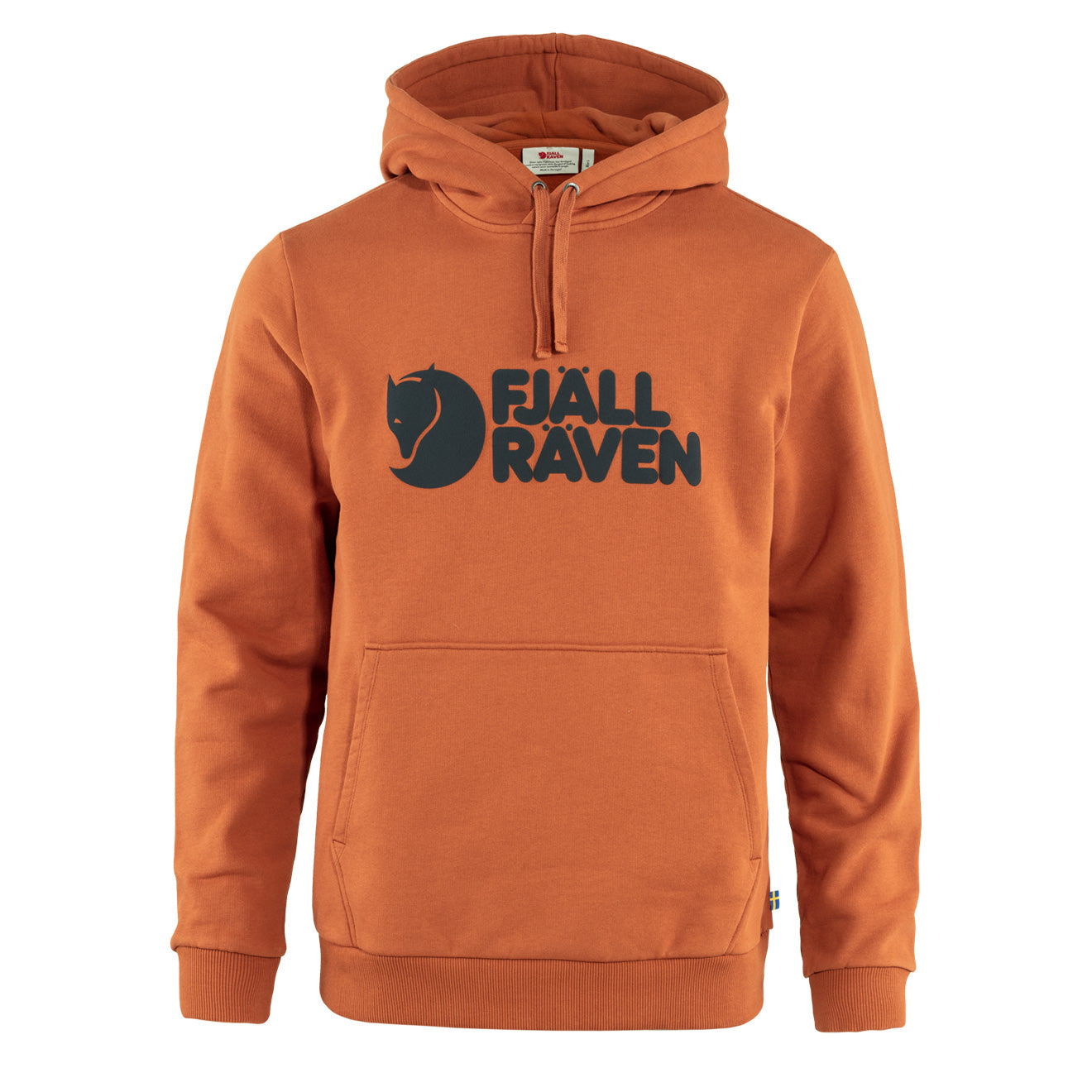 Fjallraven Logo Hoodie Terracotta Brown Fjallraven