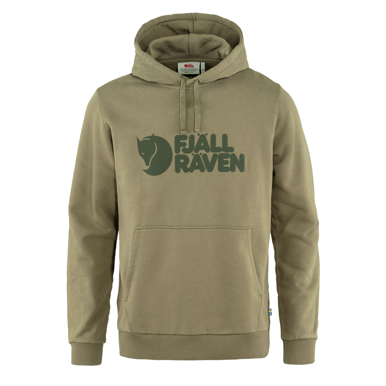 Fjallraven Logo Hoodie Light Olive Fjallraven