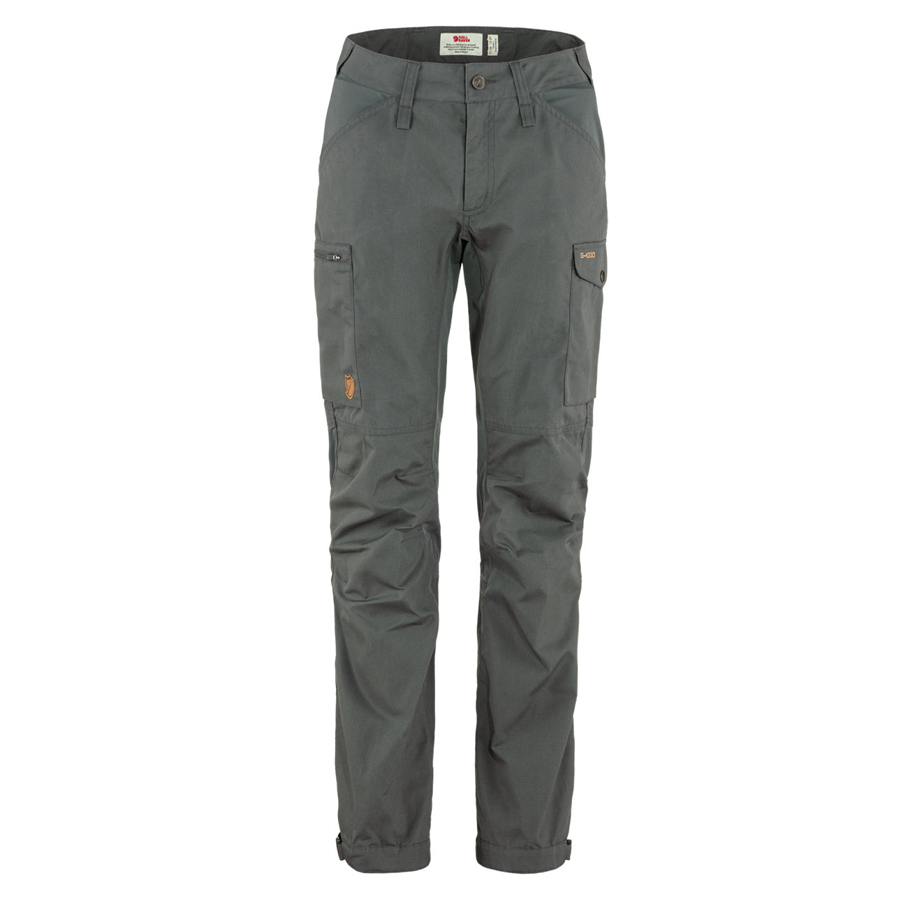 Fjallraven Womens Kaipak Curved Trousers Basalt Fjallraven