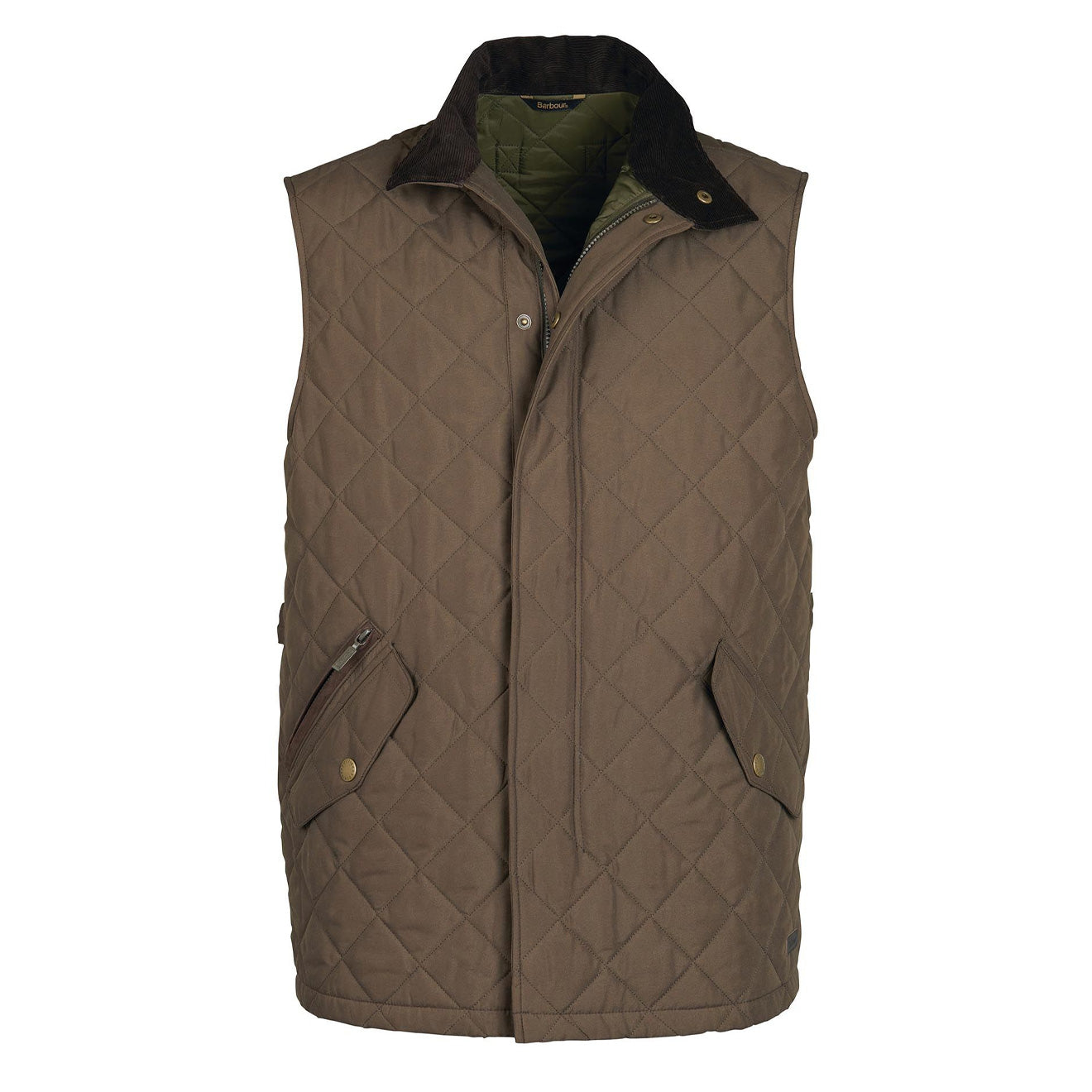 Barbour Shoveler Gilet Dark Olive Barbour