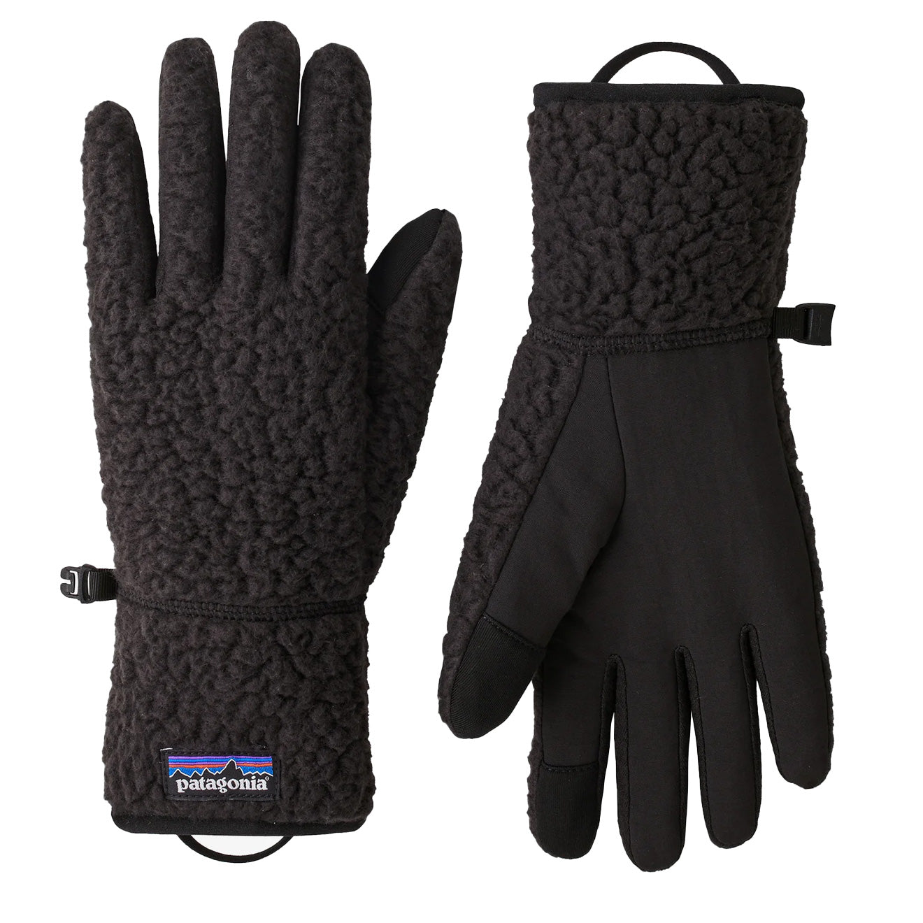 Patagonia Retro Pile Gloves Black Patagonia