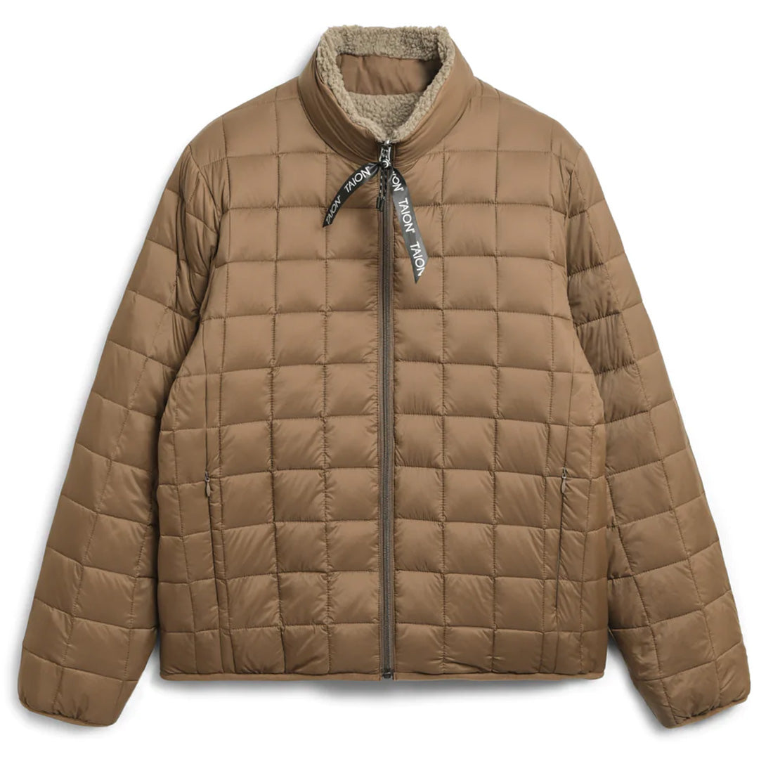 Taion Down x Boa Reversible Jacket L. Brown / Beige Taion