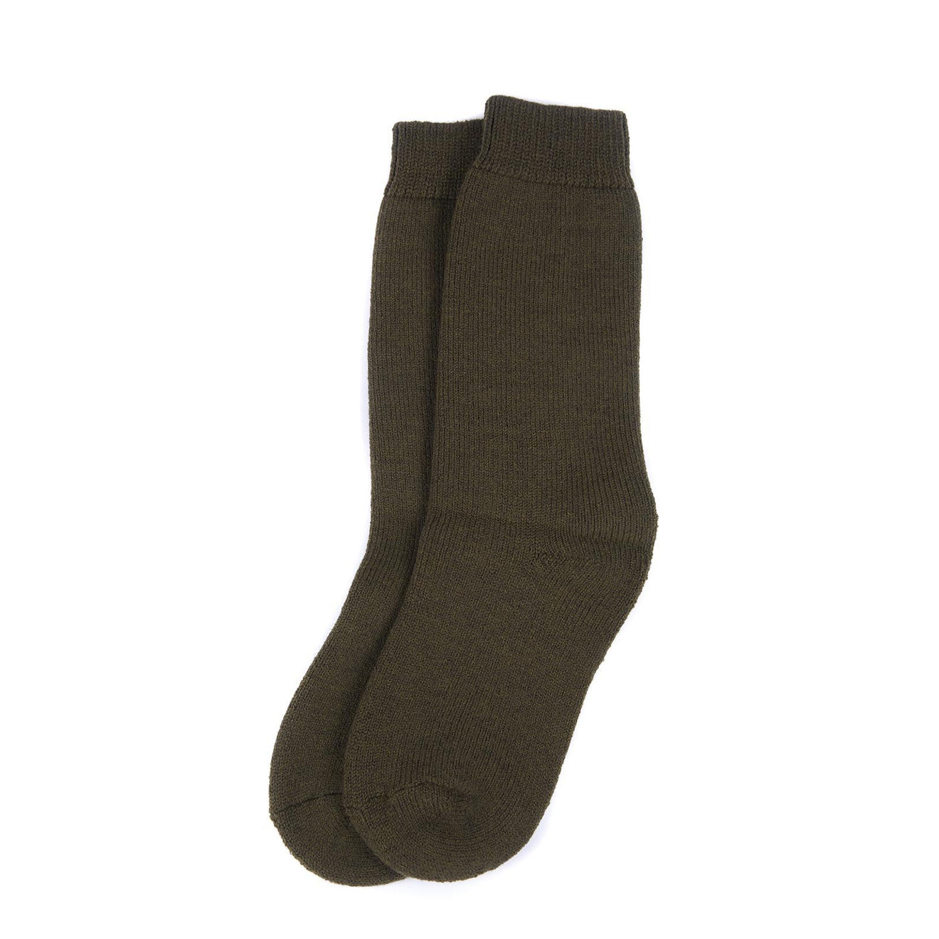 Barbour Wellington Calf Sock Olive Green Barbour