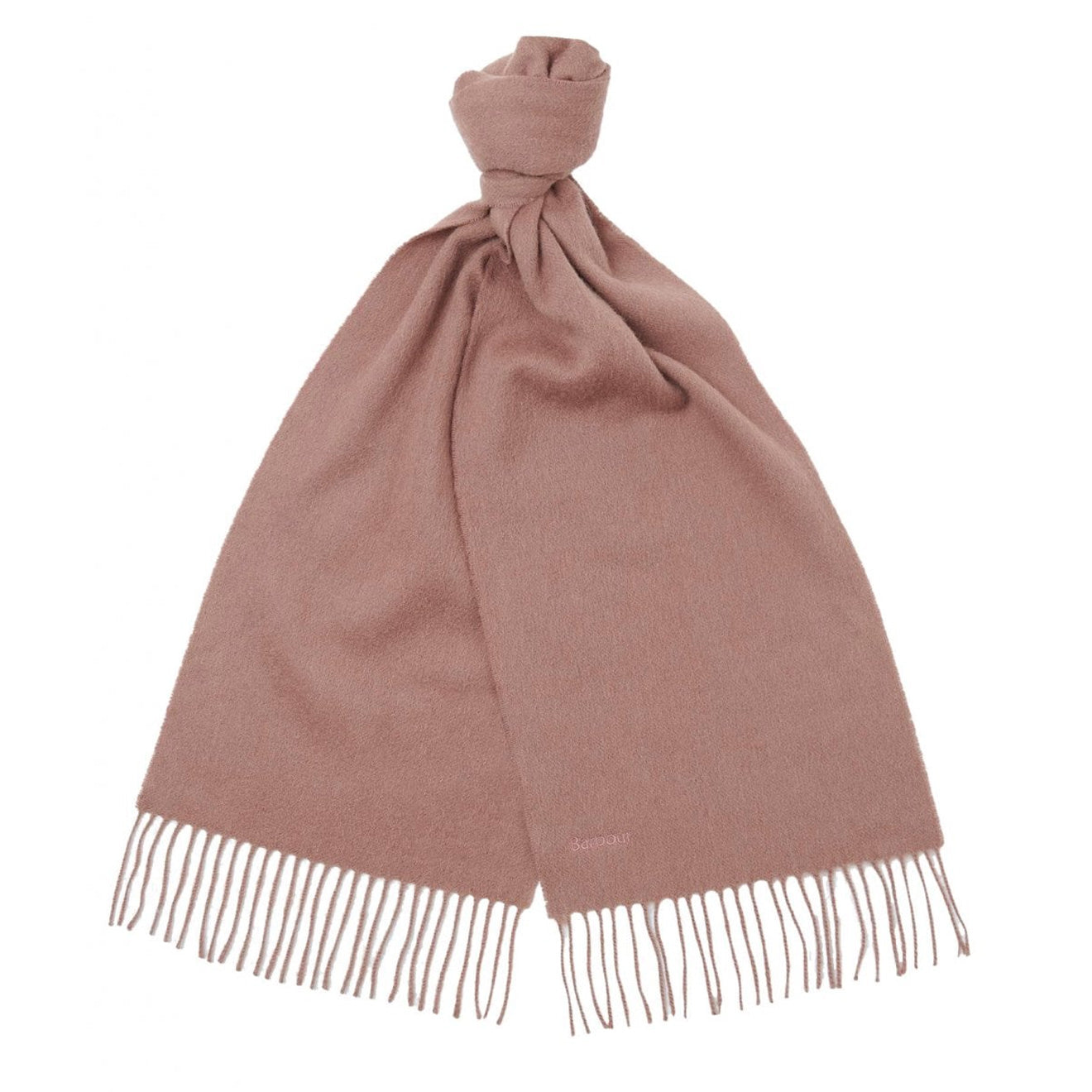 Barbour Womens Lambswool Scarf Rosewood Barbour