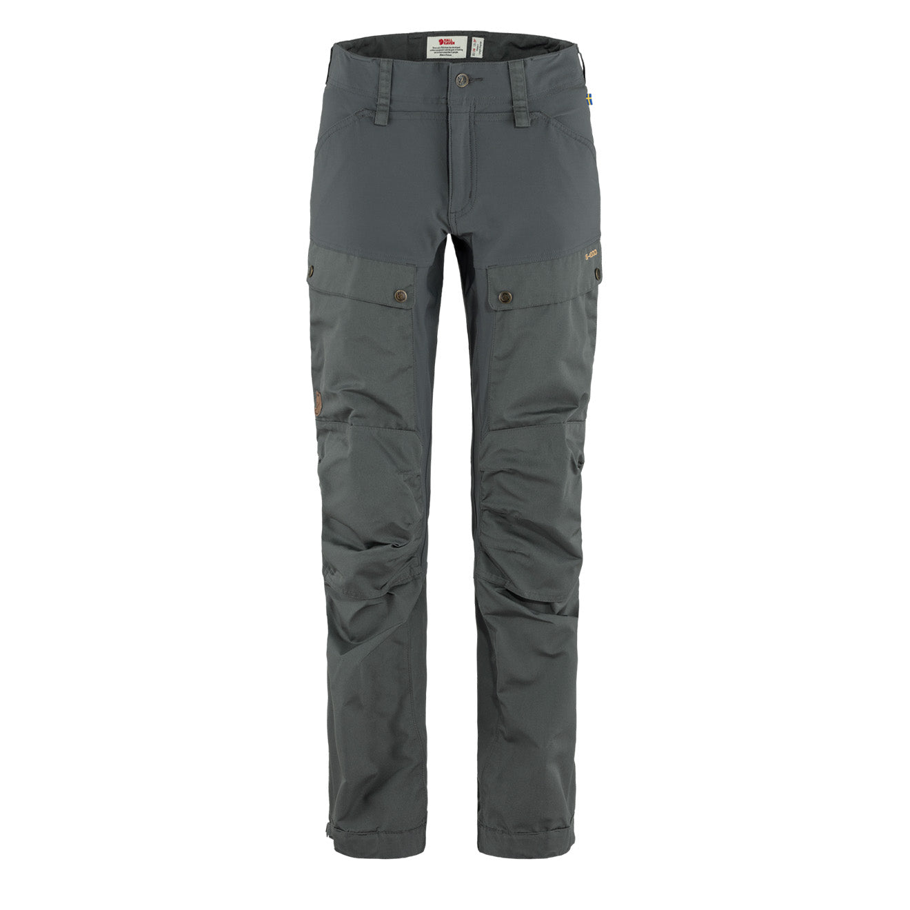 Fjallraven Womens Keb Trousers Short Leg Basalt Fjallraven