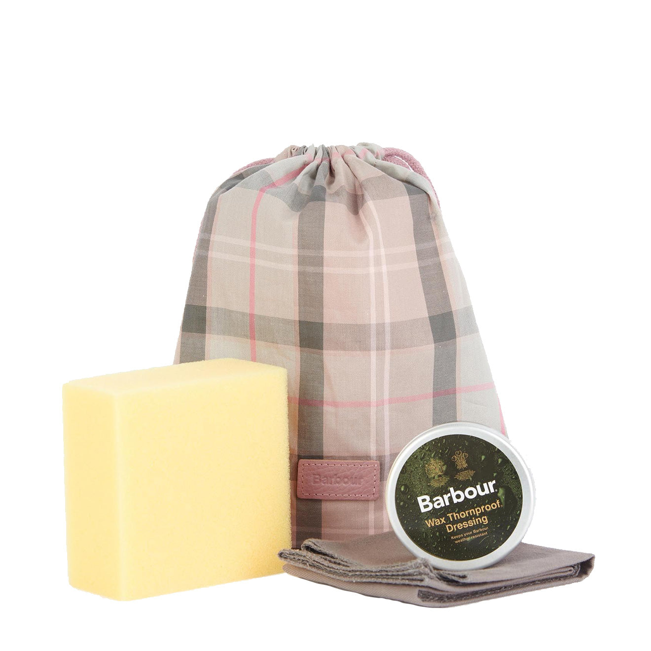 Barbour Mini Reproofing Kit Pink Tartan Barbour