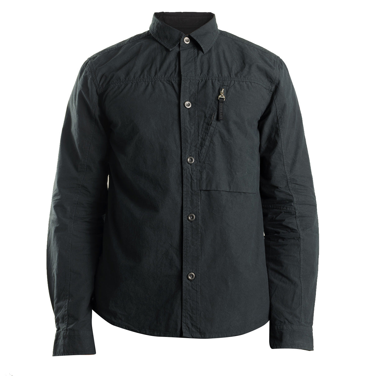 Left Hand Zip Pocket Shirt Black Left Hand