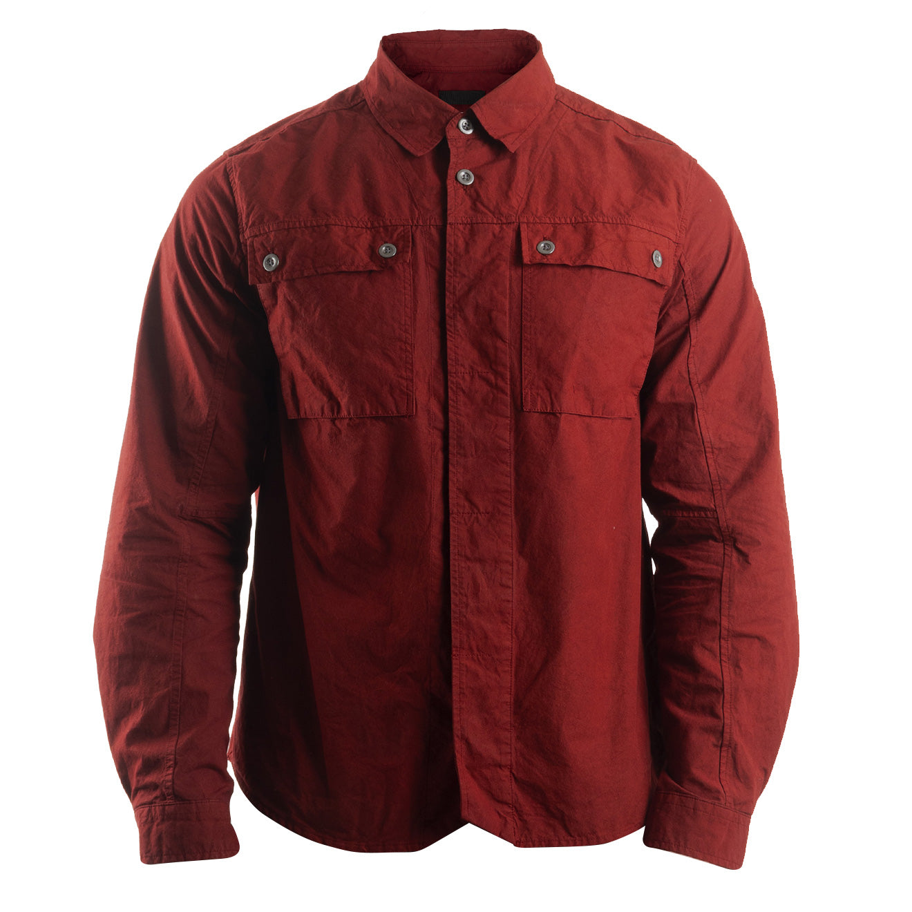 Left Hand Twin Pocket Shirt Burgundy Left Hand