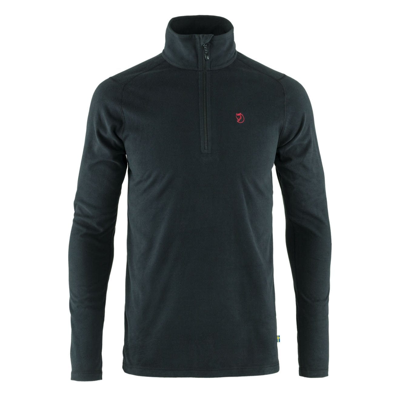 Fjallraven Pine Half Zip Microfleece Black Fjallraven