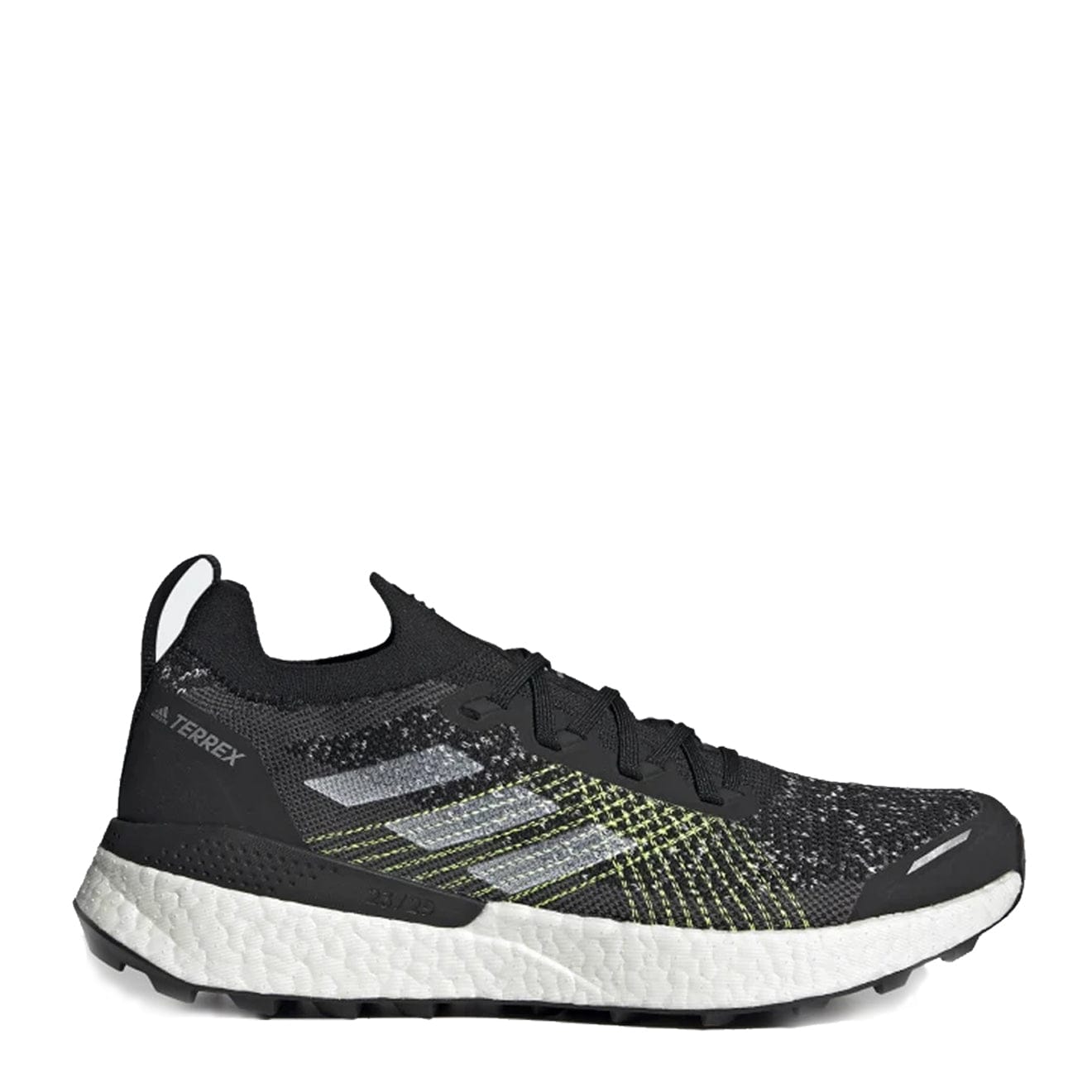 Adidas Terrex Two Ultra Trail Running Shoes Core Black / Cloud White / Solar Yellow Adidas Terrex