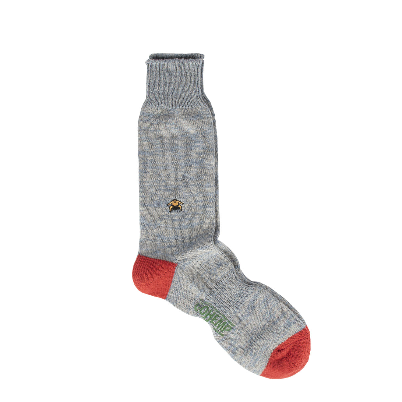 Anonymous Ism Gohemp Embroidery Crew Socks Red Anonymous Ism